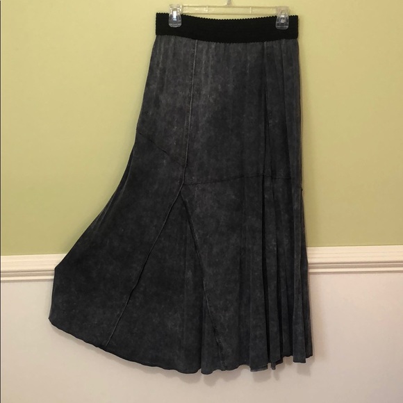 Super soft acid wash maxi skirt - Picture 1 of 3